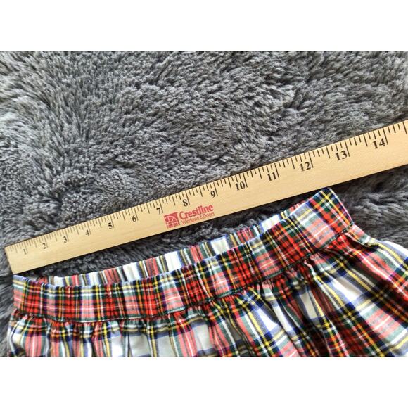 Crewcuts J. Crew Girls Plaid Ruffle Skirt in Snowy Stewart Tartan Multicolor XL - Picture 8 of 9